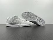 Nike Dunk Low Dover Street Market Triple White Velvet DH2686-100 - 5