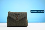 SAINT LAURENT Toy Loulou Crossbody Bag - Loden Green - 1