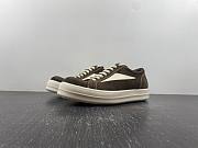 Rick Owens Vintage Sneaks Velour Suede Dust Grey Milk White RU01C4897_LVSLPO_3411/RU02C7897 LVSLPO 3411 - 1