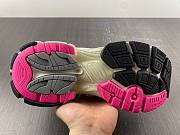 Balenciaga Runner Sneaker White, Fluo Pink, Grey, & Black 677402-W3RBN-9155 - 4