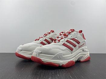 Balenciaga x Adidas Triple S White Red IF0166