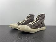 Balenciaga Paris High Top Sneaker BB Monogram in Beige 688752 W3RQ1-2298 - 1