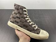 Balenciaga Paris High Top Sneaker BB Monogram in Beige 688752 W3RQ1-2298 - 3