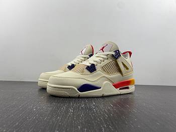 J Balvin x Air Jordan 4 Retro Smiley Face Gradient Rainbow AQ0344-901