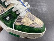 LV Trainer Sneaker Green Color 1AC58C - 2