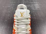 LV Trainer Sneaker Orange Color 1AC56P - 4