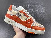 LV Trainer Sneaker Orange Color 1AC56P - 3