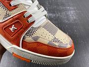 LV Trainer Sneaker Orange Color 1AC56P - 2