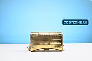 Balenciaga Gold Croc Hourglass Wallet Bag 212342F048049 - 3