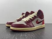 Air Jordan 1 Mid SE Tiki Leaf Team Red (Women's) DZ2820-601 - 1