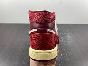 Air Jordan 1 Mid SE Tiki Leaf Team Red (Women's) DZ2820-601 - 3