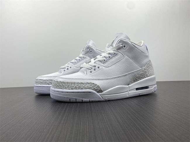 Air Jordan 3 Retro Pure White (2018) (PS) 429487-111 - 1