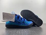 LANVIN CURB SNEAKERS IN LEATHER AND STRASS Majorelle Blue I-1695-I91789 - 2