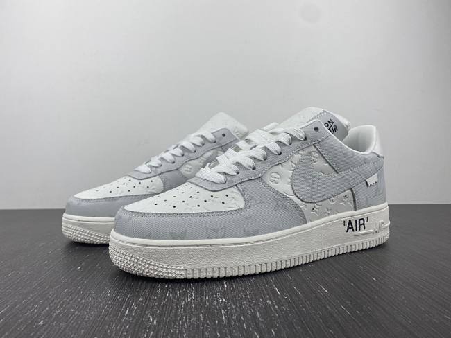 Nike Air Force 1 Low Louis Vuitton White Grey - 1