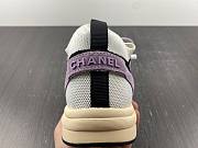 CHANEL (W) Sneakers Knit Suede Calfskin & White Purple G38750-Y55682-K3813 - 6