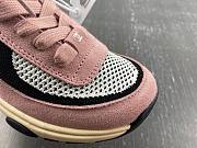 Chanel CC Logo Nylon Suede Sneaker Pink White Black - 2