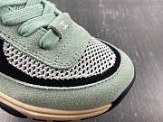 Chanel Knit & Suede Calfskin Sneakers Green & White G38750 - 2