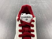 Chanel 22P Trainer White Red (Women's) G38808 Y55769 K3972 - 4