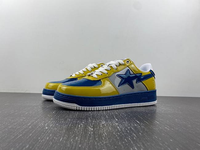 A Bathing Ape Bape Sta Nostalgic Blue Yellow 1I80191006 - 1