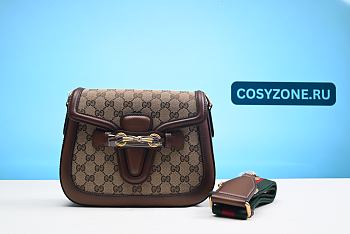 GUCCI Lady Web Medium Shoulder Bag 73941