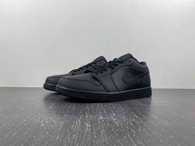 Air Jordan 1 Low Triple Black 553558-091 - 1