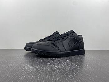 Air Jordan 1 Low Triple Black 553558-091