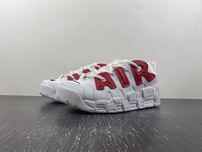 NIKE AIR MORE UPTEMPO RED & WHITE FB1299-401 - 1