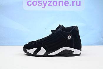 Air Jordan 14 Retro Black White 487471-016