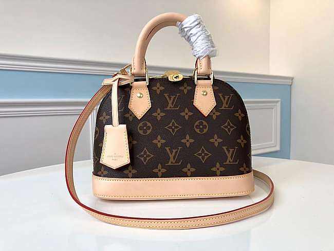 Louis Vuitton Material Monogram Alma BB- M53152 -25x19x11cm - 1