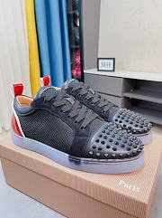 Christian Louboutin Transparent bunn med svarte pigger - 1