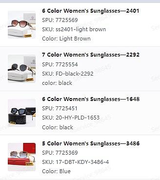 Women's sunglasses 7 pairs  - 1