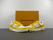 Louis Vuitton Trainer Yellow White Monogram 1AA6XN / 1AA6XL - 6