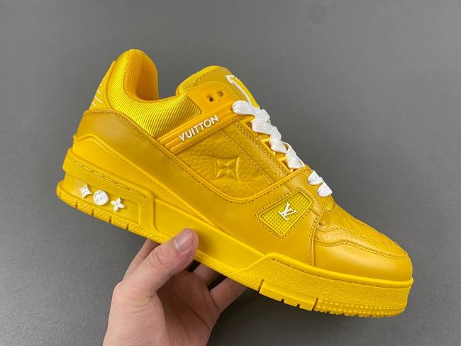 Louis Vuitton Trainer Yellow Embossed Monogram 1AARG2 - 1