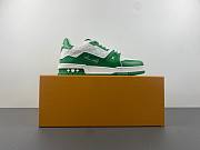 Louis Vuitton Trainer #54 Signature Green White 1AANG3 / 1AANG1 - 4