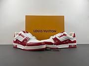 Louis Vuitton Trainer Red White 1A8PK6 / 1A8PJY - 2