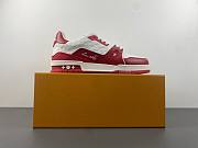 Louis Vuitton Trainer Red White 1A8PK6 / 1A8PJY - 3