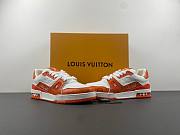 Louis Vuitton Trainer #54 Signature Orange White - 2