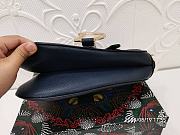 Dior Mini Saddle Bag Grained Calfskin - 4