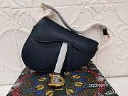 Dior Mini Saddle Bag Grained Calfskin - 6