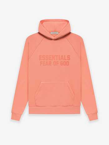 Fear of God Essentials Hoodie Coral FW22