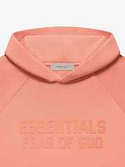 Fear of God Essentials Hoodie Coral FW22 - 3