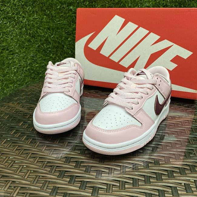 Nike Dunk Low Pink Foam Red White - 1