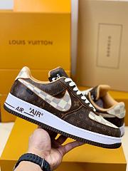 Nike Air Force 1 Low Louis Vuitton Monogram Brown Damier Azur - 6