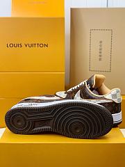 Nike Air Force 1 Low Louis Vuitton Monogram Brown Damier Azur - 4