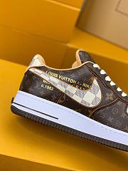 Nike Air Force 1 Low Louis Vuitton Monogram Brown Damier Azur - 3