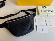 Fendi Roma Belt Bag Black leather belt bag - 1