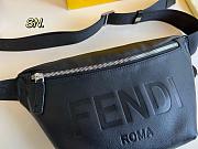 Fendi Roma Belt Bag Black leather belt bag - 3