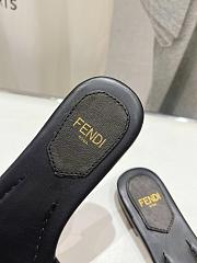 Fendi Black leather slides 8R8136AE7TF0ABB - 6