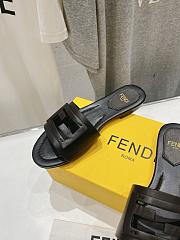 Fendi Black leather slides 8R8136AE7TF0ABB - 3